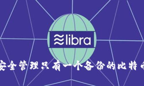 如何安全管理只有一个备份的比特币钱包