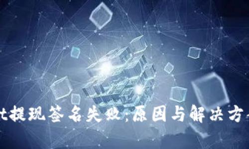 tpWallet提现签名失败：原因与解决方案全解析