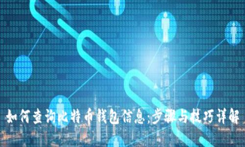如何查询比特币钱包信息：步骤与技巧详解