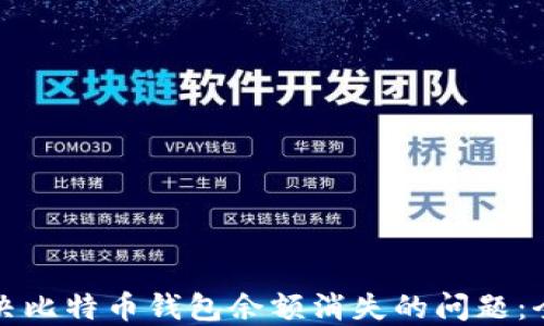 
如何解决比特币钱包余额消失的问题：全面指南