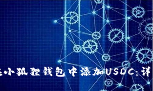 如何在小狐狸钱包中添加USDC：详细指南
